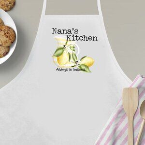Nana's Kitchen Always in Business 100% Cotton Apron
